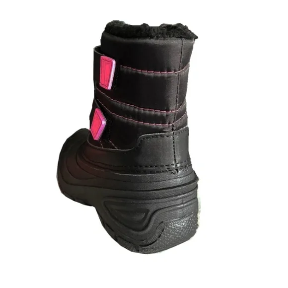 Wonder Nation Big Girls Black Winter Boots Temp Rating -5F Degrees Size 4 NWT - Picture 5 of 14